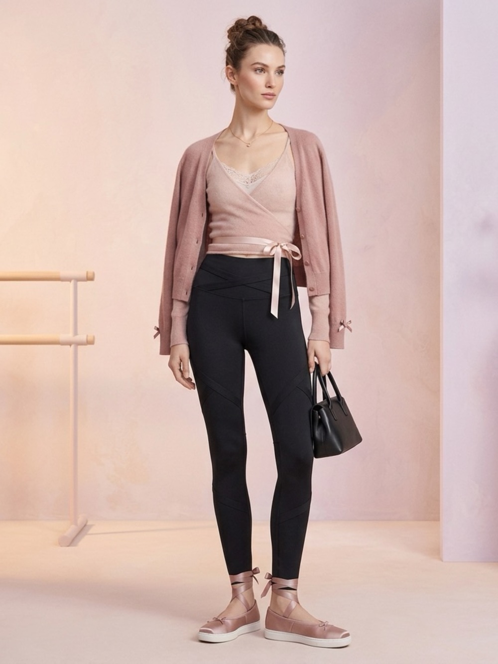 Victoria’s Secret VSX Sport Knockout Compression Leggings - Balletcore